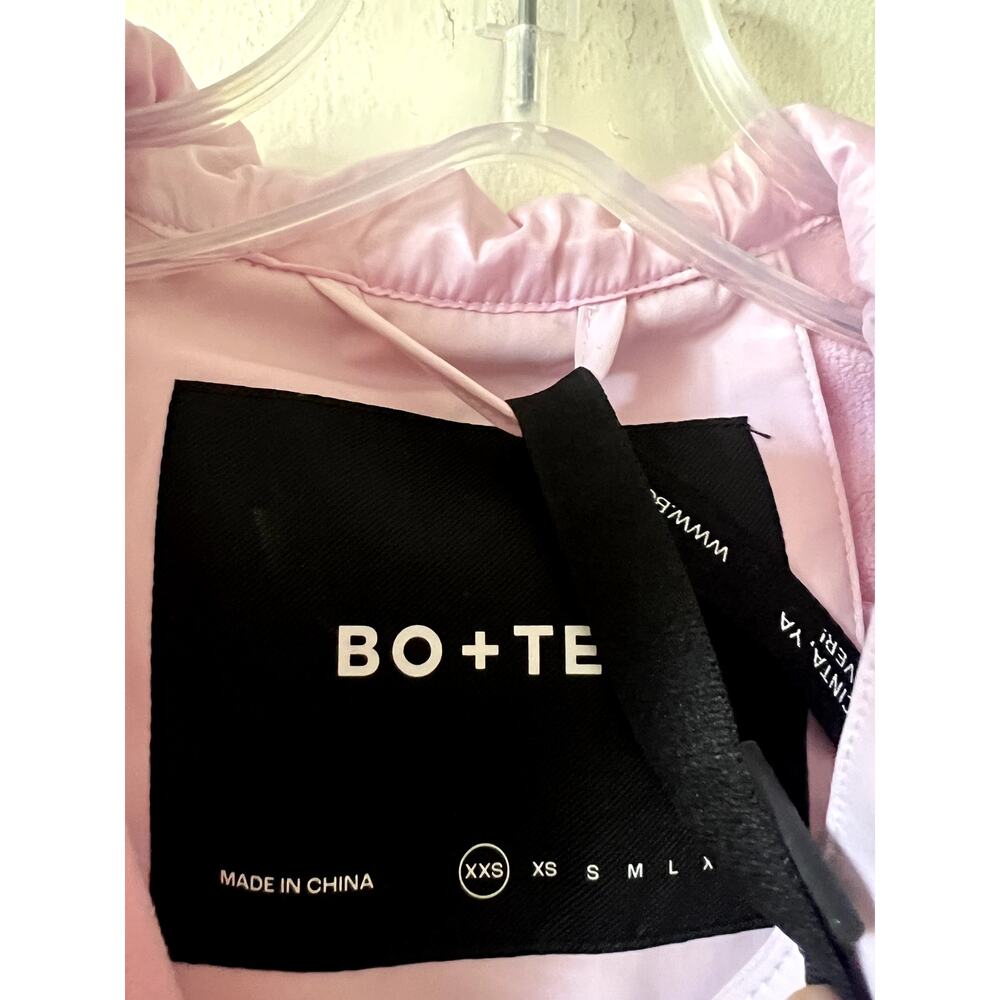 Bo + Tee Oh Polly Waterproof Hooded Fitted Ski Suit in Powder Pink Size XXS - Picture 6 of 7